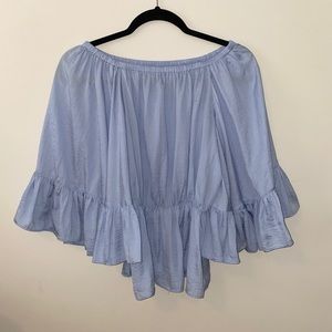 Off the shoulder flowy top